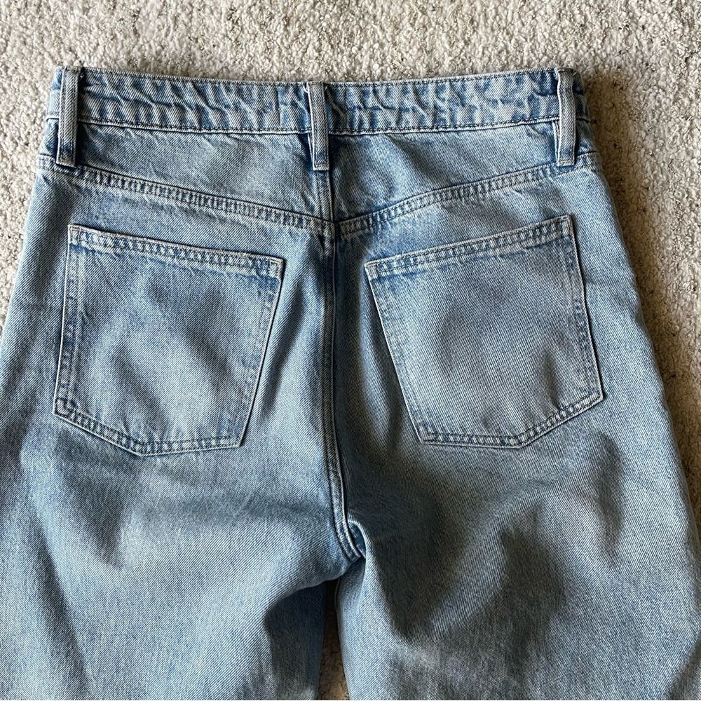 Frame Long Barrel Raw Cuff Jeans in Rhode size 28 - Picture 9 of 15